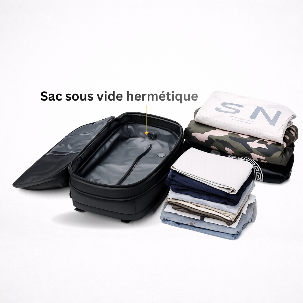 Sac à dos cabine "Smart" à compression sous-vide - 60L